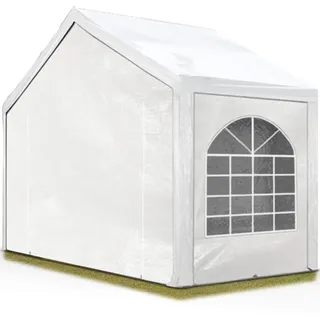 TOOLPORT Gartenpavillon 3 x 2 m inkl. Seitenteile weiß