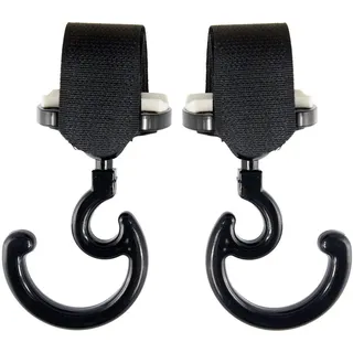 Cambrass 40621 Stroller Magic Hook Solid, schwarz
