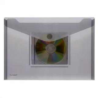 FolderSys Foldersys, Dokumententasche, Dokumententasche, DIN A4 quer, Klettverschluss, PP