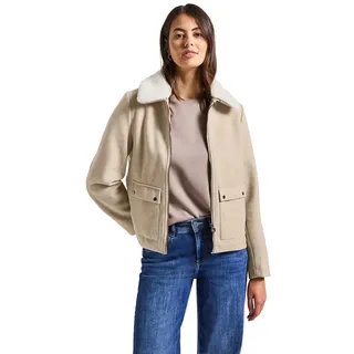 Street One Damen Jacke mit abnehmbarem Kragen