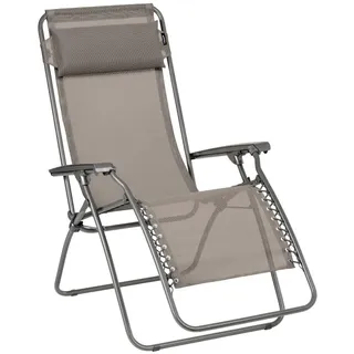 Lafuma Mobilier - Relaxsessel Zero Gravity RT 2 - Klappbarer Liegestuhl für Terrasse und Garten - Strapazierfähiges Batyline-Gewebe - Mehrpositionenliege, Komfortabel, Frankreich - Braun Kastanie