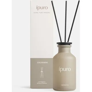ipuro Classic Raumduft mit Stäbchen CACHEMIRE 240ml - Raumerfrischer zarter Rose & würziger Johannisbeere über Zedernholz & Amber Duft - Diffuser mit Stäbchen - Lufterfrischer für die Wohnung