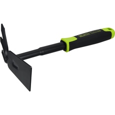 BLACK TOOLS® Garden Kombihacke | Zum Auflockern und Jäten | Rutschfester Griff | Korrosionsgeschützt | Länge 30 cm | Garten, Kübel, Balkonkästen, Beete