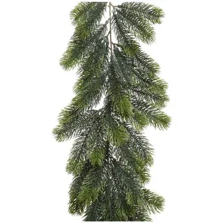 Girlande , Grün , Kunststoff , 12.0x17.0x180.0 cm , Dekoration, Weihnachtsdekoration, Christbaumschmuck