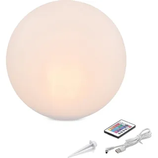 esotec Solarkugel Siena 30cm mit Fernbedienung 16 Farben wetterfest 102891