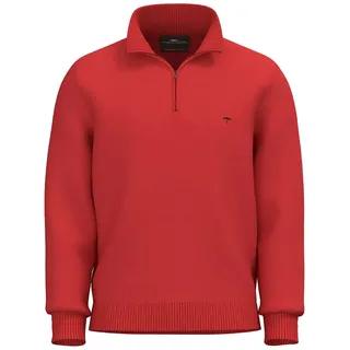 Fynch Hatton Supersoft Halbzippullover - Poppy Red - 2XL