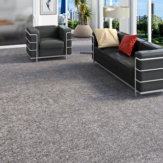 OTTO home Rava Teppichboden 400 x 150 cm Grau