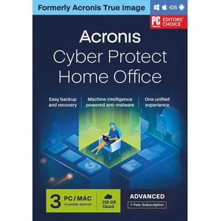 Acronis Cyber Protect Home Office Advanced, 250 GB Cloud Storage,