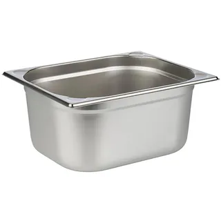 APS GN-Behälter 1/2, Gastronormbehälter Edelstahl/Abmessungen 265 x 325 mm/Höhe 150 mm/Volumen 8,75 l, 1 St.