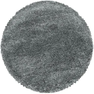 Ayyildiz FLUFFY 3500 Hochflorteppich 80 x 80 cm Grau