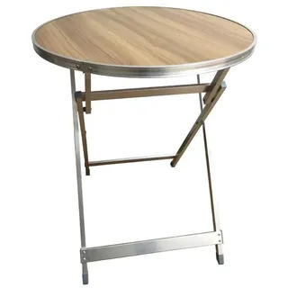 Tisch Falttisch Aluminium Farbe Holz Runder 60cm Dfh