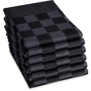 DDDDD Geschirrtuch »Barbeque, 65x65 cm, aus 100% Baumwolle, Jacquard-Gewebe« optimale Feuchtigkeitsaufnahme und langlebige Qualität, schwarz