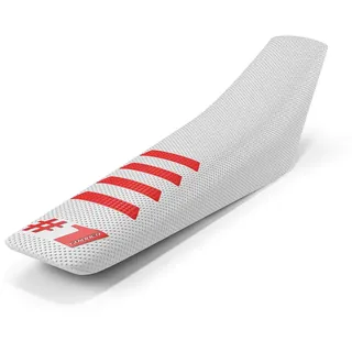 Onegripper Ribbed Sitzbezug - White / Red - One Size
