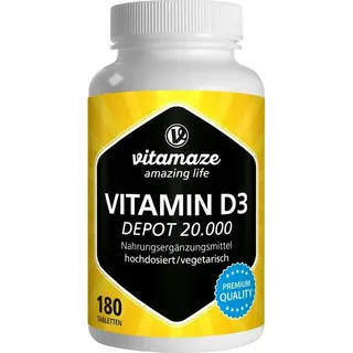 Vitamaze Vitamin D3 hochdosiert Tabletten 180 St.