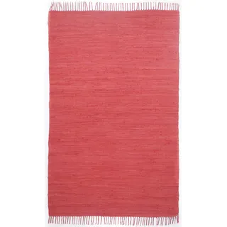 THEKO Happy Cotton Teppich 100% Baumwolle 200_red Rechteckig 90x160 cm