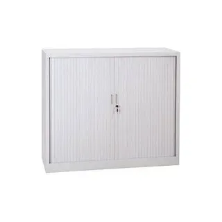 Gürkan Rollladenschrank lichtgrau 2 Fachböden 120,0 x 46,0 x 105,0 cm