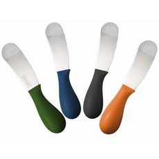 NERTHUS FIH 329 Messer Streichmesser Set, Stück, schwarz/grün/blau/orange
