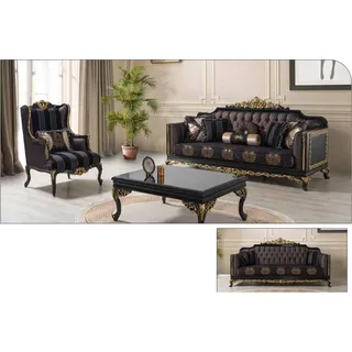 Außenseitenwandkrone für Krone oder Sockel Schrank Schranksystem L, R BA-28 - Schwarz