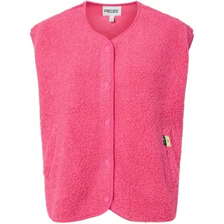 Pieces PCKATTY TEDDY VEST NOOS BC Pink M