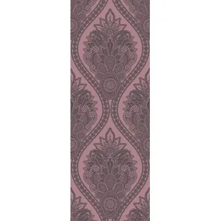Queence Vinyltapete Charlotte 90x300 cm 90 g rosa 34193