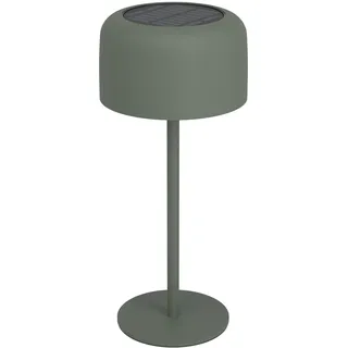 EGLO Solar Tischleuchte Roccanova Stahl 270 lm IP44 3 Stufen dimmbar Grün