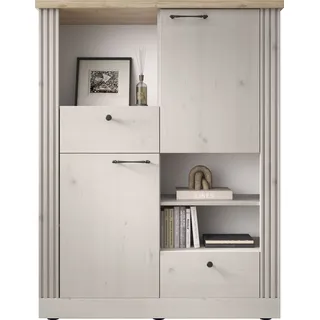 OTTO home Highboard Country 118 x 160 x 44 cm Beige