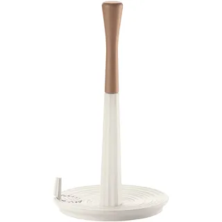 Guzzini - Tierra, ROLL&TEAR Universal-Küchenrollenhalter - Milchweiß, Ø 17xh 30,4 cm - 180200156