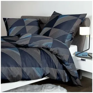 JANINE J.D. 87065 nachtschattenblau 135 x 200 cm + 80 x 80 cm