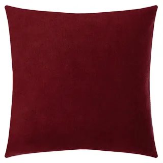Zoeppritz Kissenbezug Soft-Fleece 50 x 50 cm Wein