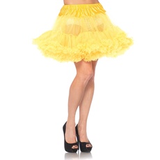 LEG AVENUE 8990 - Petticoat *best basic* Petticoats, Einheitsgröße (Gelb)