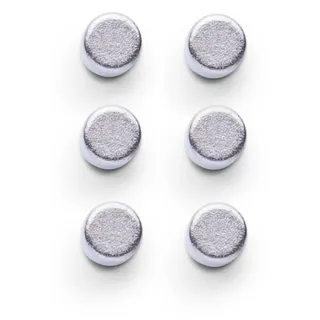 Zeller 11224 Magnet-Set 6-teilig, extra stark, ø 0.8 x 0.8 cm, edelstahl