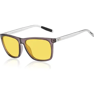 DUCO Nachtsichtbrille für Autofahrer Gelb Polarisiert Anti-Blendung HD 3029