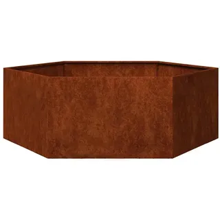 vidaXL Pflanzkübel Rostig 138x120x45 cm Cortenstahl