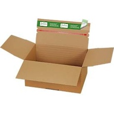 Versandkartons Grünmarie®, 234 x 169 x 60-125 mm, Format A5/höhenvariabel, Automatikboden, bis 20 kg, 100 % recycelbar, FSC®-Wellpappe, braun, 20 St.