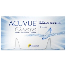 Bild OASYS 2-Wochen-Kontaktlinsen für Tag und Nacht mit -5.00 dpt und BC 8.4 – UV Schutz, Austrocknungsschutz und extrem Komfortables Tragegefühl – 12 Linsen