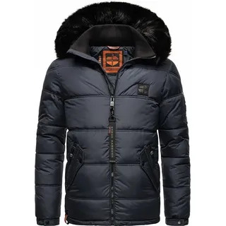Stone Harbour Herren warme Winter Jacke Steppjacke Outdoor Parka Mantel Zarlaan Navy Gr. 54 - XXL - Dunkelblau