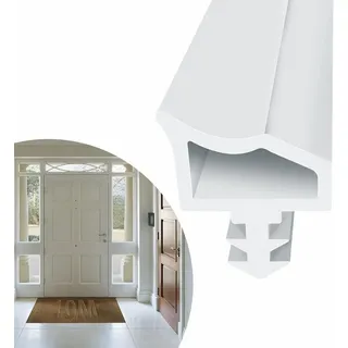 urhelp Türrahmen Dichtung für Schallschutz,Türdichtung Weiß Holzzarge, Zugluftstopper und Türdichtungen, für Feuchtigkeitsbest, Schalldämmung und Kollisionsvermeidung