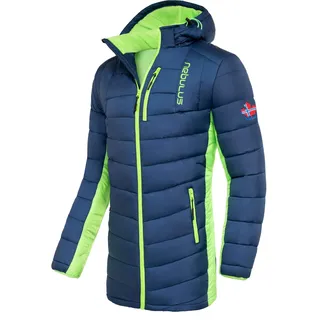 Nebulus Herren Wintermantel COATY, Kurzmantel mit praktischer Kapuze, Warmer Steppmantel für Männer