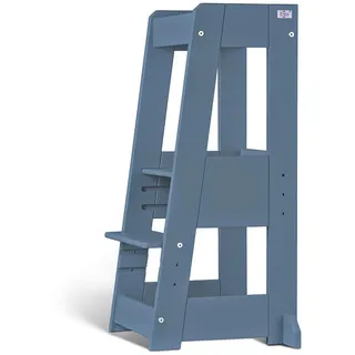 tiSsi Lernturm Felix 90 x 50 cm Buche massiv blau