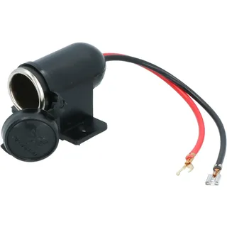 Carpoint Zigarettenanzünder-Steckdose Aufbau-Montage 12/24V Schwarz