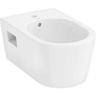 hansgrohe EluPura Original S Wandbidet, 1 Hahnloch, mit Überlauf, 360x540x260mm, weiß, 60281450