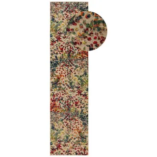 benuta Nest Outdoor-Läufer Noelia 80/300 cm , Kunststoff , Ethno , Rechteckig , 80x300 cm , Oeko-Tex® Standard 100 , für Fußbodenheizung geeignet, in verschiedenen Größen erhältlich, pflegeleicht , Teppiche und Böden, Teppiche, Teppichläufer, Läufer