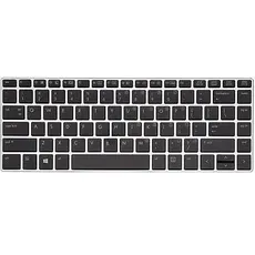 HP KEYBOARD ISK/PT BLK/NSV W8 (UK, Notebook Ersatzteile, Schwarz