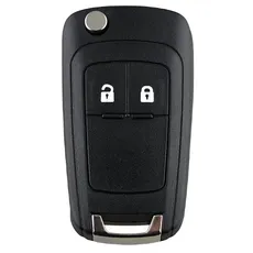 Liamgate Schlüsselgehäuse geeignet für Opel der Modelle Astra Corsa Mokka Insignia Meriva Zafira mit 2 Tasten Schlüssel
