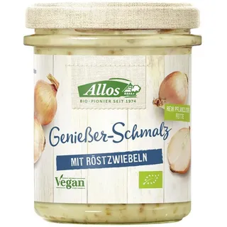 Allos Genießer Schmalz mit Röstzwiebel glutenfrei 150 g