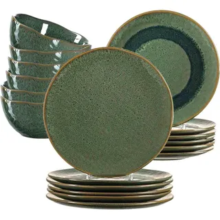 LEONARDO Matera Tafelservice 18-tlg. grün