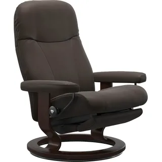 Stressless Stressless® Relaxsessel »Garda«, verstellbar, optional 2-motorisch, Größe M & L, Gestell braun braun