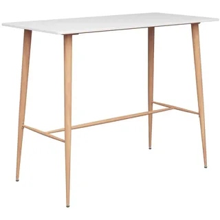 vidaXL 7-tlg. Bar-Set Weiß und Grau - Weiß
