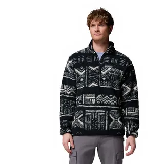 Columbia Rugged Ridge High Pile Fleece Mit Halbem Reißverschluss - Black Deschutes Days - M