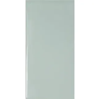 Steingut Wandfliese Metro 10x20x0,7 cm alga glänzend